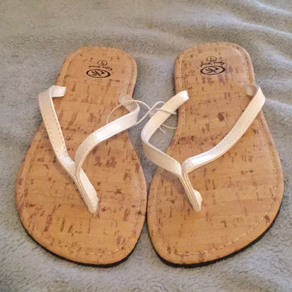 cork flip flops